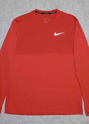 Чоловіча трекінгова кофта nike running zonal cooling р. l футболка з рукавами