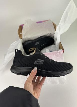 Кроссовки skechers summits - fast attraction 149036 bbk (kw6964) black оригинальные кроссовки скейчерс