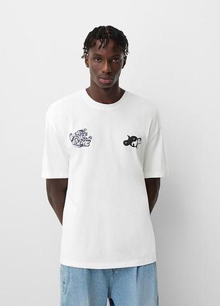 Футболка bershka 8074/458 wt