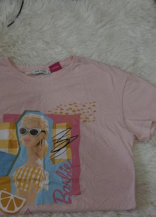 Футболка рожева ,футболка з барбі ,футболка оверсайз