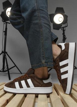 Жіночі кросівки adidas campus brown