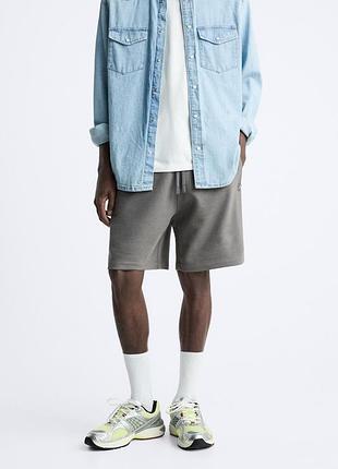 Шорти zara 0526/301 dark anthracite