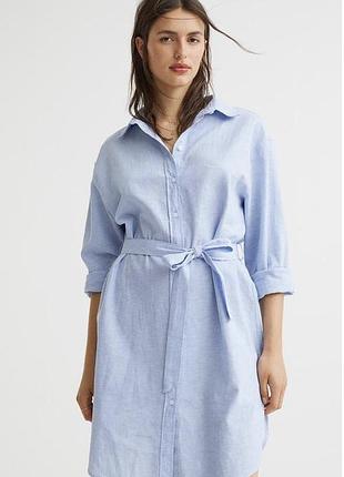 H&amp;m сукня-сорочка , м льон