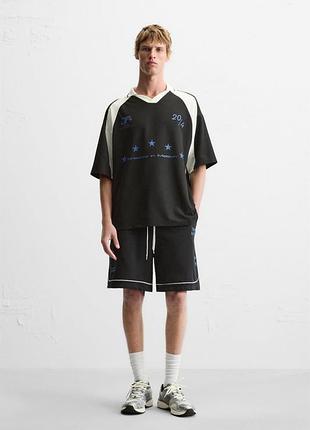 Костюм футболка та шорти zara 6224/321 black