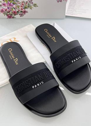 Шльопанці діор преміум люкс