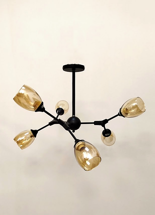 Люстра молекула в стиле лофт модерн