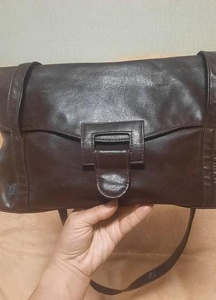 Сумка коричнева жіноча на плече