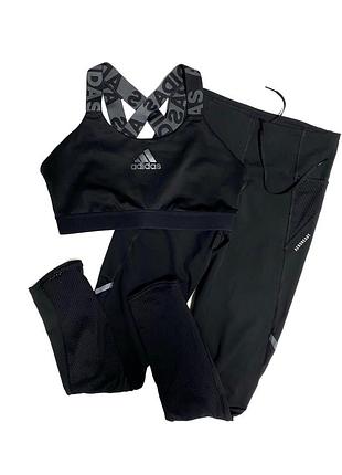 Спортивный комплект Juventus adidas, комплект для спорта, топ, лосины