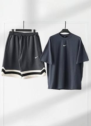 Летний костюм nike шорты + штаны ⬛️