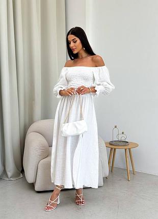 Волшебное муслиновое платье миди