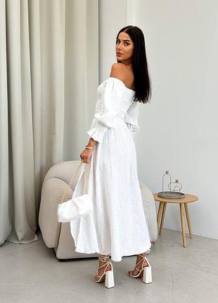 Волшебное муслиновое платье миди