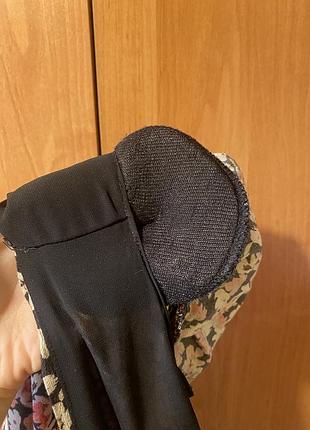 Сукня міні zara квітковий принт6 фото