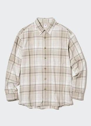 Фланелева сорочка uniqlo