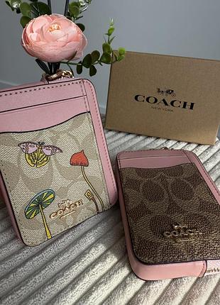 Картхолдер міні гаманець коач coach
