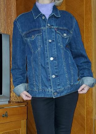 Джинсовка levis , джинсовый жакет, курточка, оверсайз, винтаж2 фото