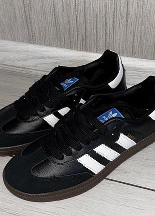 Кросівки жіночі adidas samba чорні