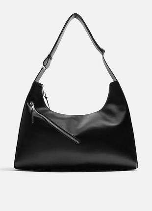 Велика сумка із еко-шкіри шопер zara tote bag