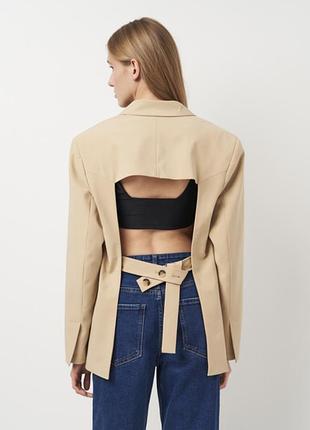 Піджак жіночий zara з відкритою спиною