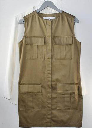 Victoria beckham стильна дизайнерська сукня в сафарі стилі