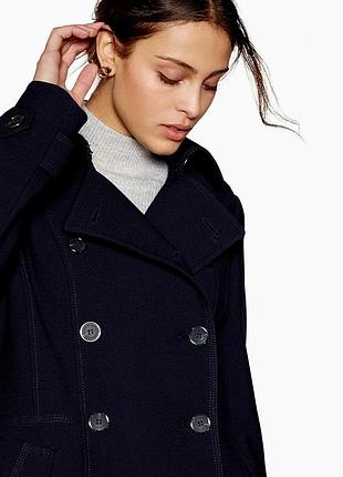 Jasper conran eu42 дизайнерское короткое пальто бушлат