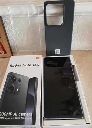 Xiaomi redmi note 14s 8/256gb aurora purple + защитная пленка на екран !