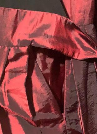 Нарядное платье из тафты а-силуэт с пышной юбкой "8" usa на 44-46 рр9 фото