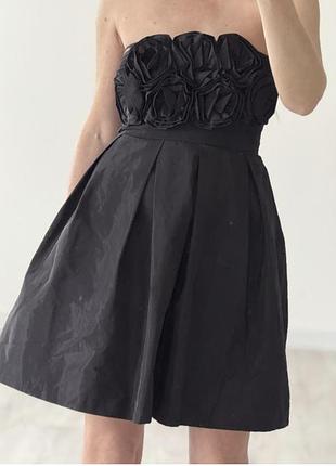 Сукня zara балон бандо з розами