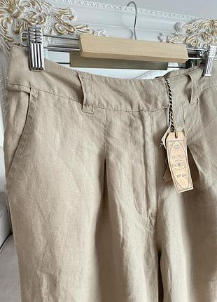 Брюки штани льон 5