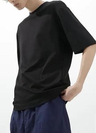 Uniqlo airism чоловіча футболка чорний xl