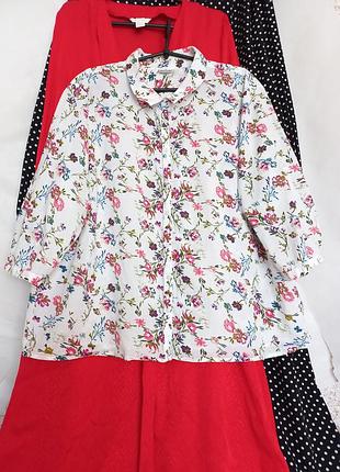 Блуза блузка квітковий принт