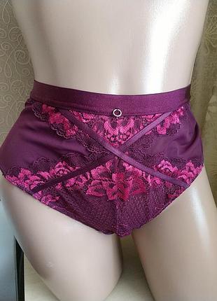 Высокие трусики с ажуром