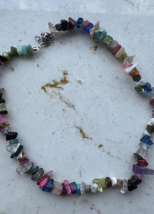 Бусы / ожерелье полудрагоценные камни