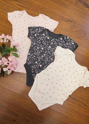 Бодики на 9 мес. боді для дівчинки. бодік