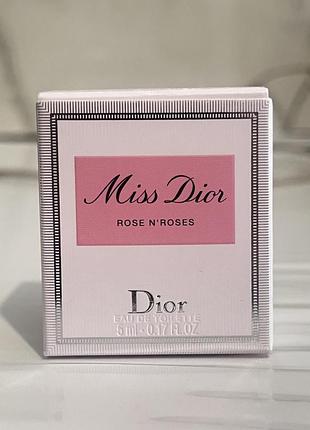 Туалетна вода парфум dior miss dior rose n'roses 5 ml