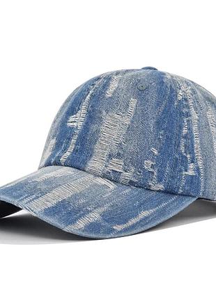 Кепка на лето джинсовая one size, размер 56-58