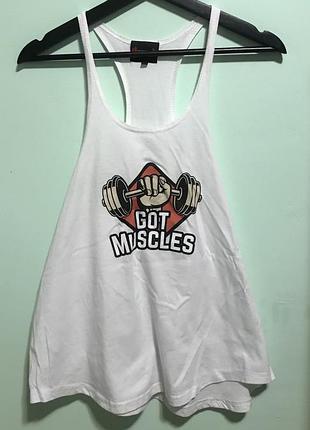 Чоловіча майка для спорту, тренувань got muscles, m