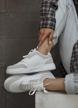 Жіночі кросівки nexis white grey нп4917(49 - 03)