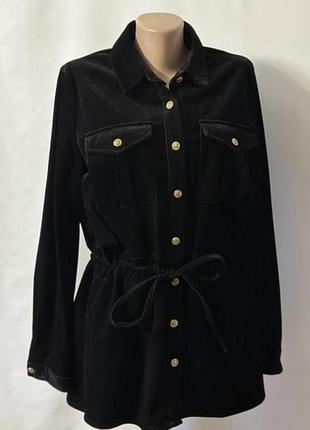 Рубашка пиджак микровельвет loavies