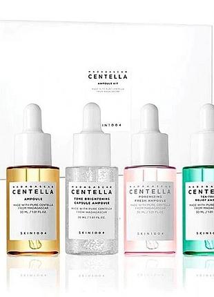 Набір сироваток - skin1004 madagascar centella ampoule kit, 4 продукта