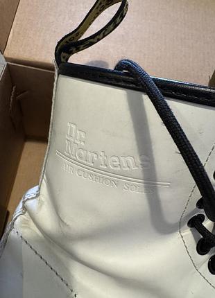 Білі вінтажні dr. martens 1460 | шкіряні черевики | розмір 39