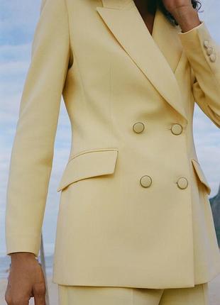 Жакет жіночий жовтий zara new