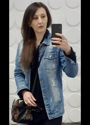 Куртка джинсовая  унисекс