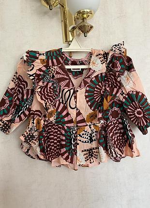 Блуза бавовняна цікавий фасон