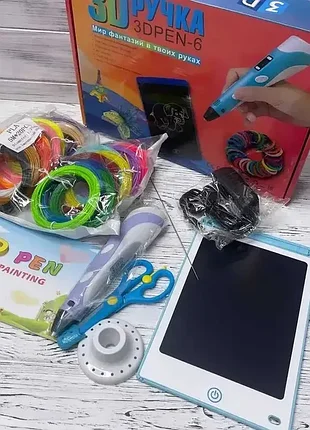 3d ручка для создания фигур из пластика, набор для творчества 3d pen-6