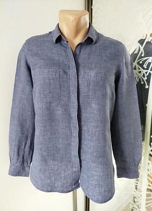 Сорочка льон, mark &amp; spencer