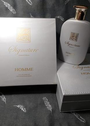 Signature silver homme limited edition  парфюмированная вода 100 мл