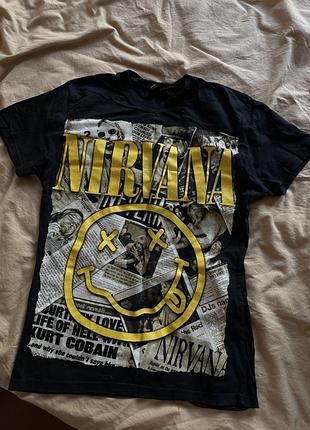 Футболка nirvana бавовна