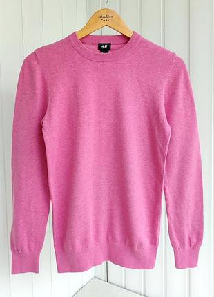 Хлопковый джемпер, фирменный h&m. размер s