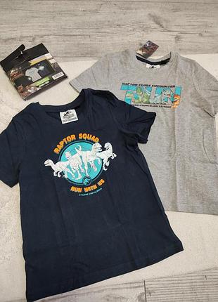 Футболка lupilu набор 2 шт. 110/116 парк юрского периода