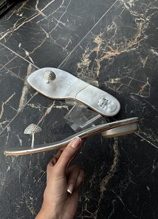 Шльопанці шльопки сланці камні стрази прозорі